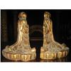 Image 1 : Antique Gold Book Ends