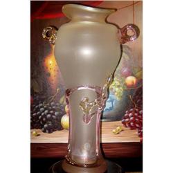 Hand Blown Glass Vase