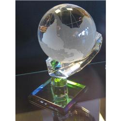 Crystal Globe and Stand