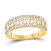 Image 1 : Round Diamond Band Ring 3/4 Cttw 14KT Yellow Gold