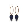Image 1 : Genuine 25.8 ctw Corundum Earrings 14KT Rose Gold - REF-36F9Z