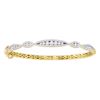 Image 1 : Diamond Bangle Bracelet 1 Cttw 10kt White Gold