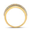 Image 4 : Diamond Band Ring 1/2 Cttw 14kt Yellow Gold