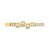 Image 2 : Diamond Stackable Band Ring 1/5 Cttw 10kt Yellow Gold