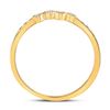 Image 4 : Diamond Stackable Band Ring 1/5 Cttw 10kt Yellow Gold