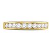 Image 2 : Diamond Wedding Channel Set Band 1/2 Cttw 14kt Yellow Gold