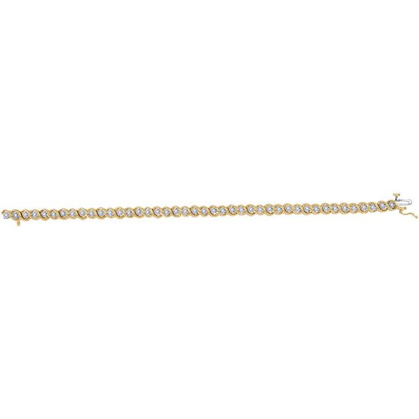 Diamond Tennis Bracelet 1/2 Cttw 10kt Yellow Gold