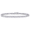 Image 1 : Diamond S Link Tennis Bracelet 1/3 Cttw Sterling Silver