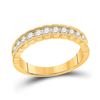 Image 1 : Diamond Single Row Band Ring 1/2 Cttw 14kt Yellow Gold