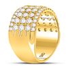 Image 3 : Diamond Band Ring 2 Cttw 10kt Yellow Gold