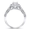 Image 4 : Princess Diamond Solitaire Bridal Wedding Engagement Ring 1 Cttw 14kt White Gold