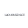 Image 2 : Diamond Single Row Band Ring 1/6 Cttw 10kt White Gold