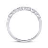 Image 4 : Diamond Stackable Band Ring 1/8 Cttw 10kt White Gold