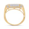 Image 3 : Mens Diamond Fashion Ring 1/3 Cttw 10kt Yellow Gold