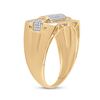 Image 4 : Mens Diamond Fashion Ring 1/3 Cttw 10kt Yellow Gold