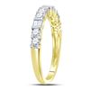 Image 3 : Baguette Diamond Band Ring 1/2 Cttw 10kt Yellow Gold