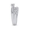 Image 4 : His Hers Diamond Solitaire Matching Wedding Set 1/6 Cttw 10kt White Gold