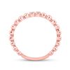 Image 3 : Diamond 2-Stone Stackable Band Ring .03 Cttw 10kt Rose Gold