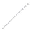 Image 2 : Diamond Heart Bracelet 1/10 Cttw Sterling Silver