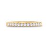 Image 2 : Diamond Wedding Single Row Band 1/4 Cttw 14kt Yellow Gold