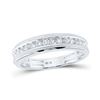 Image 3 : His Hers Diamond Solitaire Matching Wedding Set 1-5/8 Cttw 14kt White Gold