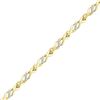 Image 1 : Diamond Infinity Bracelet 1/6 Cttw 10kt Yellow Gold