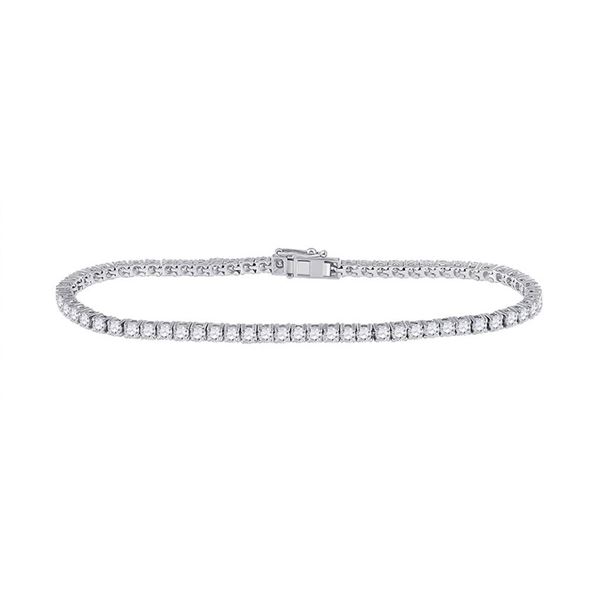 Diamond Tennis Bracelet 4 Cttw 14kt White Gold