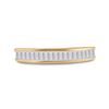Image 2 : Baguette Diamond Wedding Band 1/2 Cttw 10kt Yellow Gold