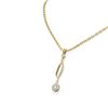 Image 2 : 0.81 ctw Diamond Necklace 18K Yellow Gold - REF-95X8A