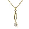 Image 3 : 0.81 ctw Diamond Necklace 18K Yellow Gold - REF-95X8A