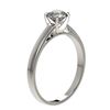 Image 3 : 0.77 ctw Certified Quality Diamond Engagment Ring 10k White Gold - REF-68X2A