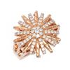 Image 3 : 0.77 ctw Diamond Ring 18K Rose Gold - REF-140N5F