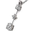 Image 3 : 1.16 ctw Diamond Designer Necklace 18K White Gold - REF-163G3W
