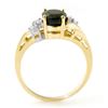 Image 2 : 1.67 ctw Blue Sapphire & Diamond Ring 10k Yellow Gold - REF-15W8H