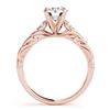Image 2 : 0.70 ctw Certified VS/SI Diamond Ring 18k Rose Gold - REF-98R9K