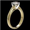 Image 3 : 1.26 ctw Certified Quality Diamond Engagment Ring 10k Yellow Gold - REF-177Y8X
