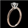Image 3 : 1 ctw Certified VS/SI Quality Oval Diamond Solitaire Ring 10k Rose Gold - REF-243R2K