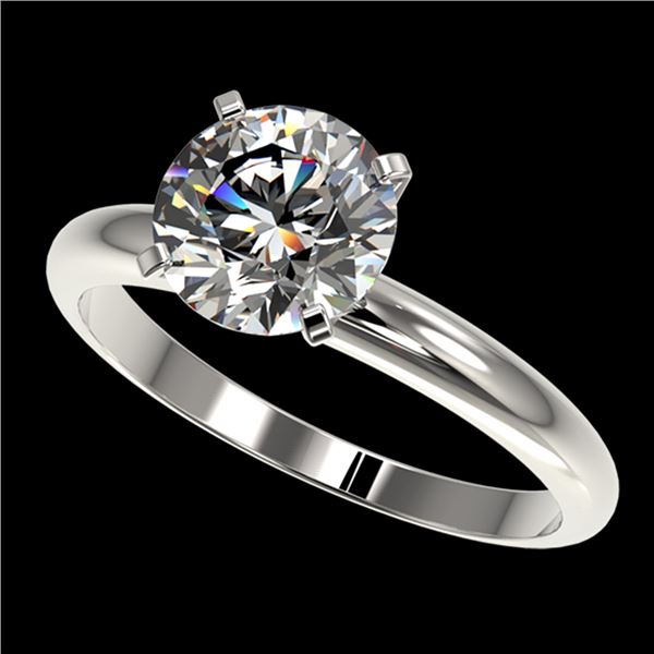 2 ctw Certified Quality Diamond Engagment Ring 10k White Gold - REF-407F8M