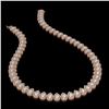 Image 2 : 34.83 ctw Pear Cut Diamond Micro Pave Necklace 18K Rose Gold - REF-4761G8W