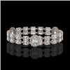 Image 1 : 14.86 ctw Rare Oval Diamond Bracelet 18K White Gold - REF-2152K8Y
