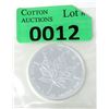 Image 1 : 1 Oz .9999 Fine Silver 2006 Canada Maple Leaf Coin