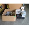 Image 1 : Box and 5 Pieces of  Assorted Electronics