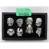 Image 1 : 8 New Metal Biker Rings