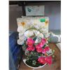 Image 1 : 4 New Faux Orchid Plants