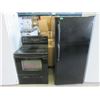 Image 1 : Black Frigidaire Stove & Refrigerator