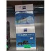 Image 1 : 2 Boxes of 200 Zeiss Lens Wipes - Sealed Boxes