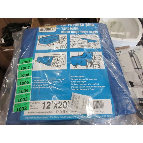 New 12' x 20' Blue All Purposes Tarp