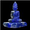 Image 1 : Natural Hand Carved Lapis Lazuli Buddha