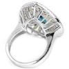 Image 3 : Natural LONDON BLUE TOPAZ TOURMALINE Ring