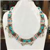 Image 1 : Tibet Natural Stone Tribal Queen Royal Necklace